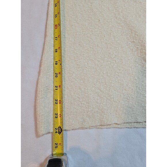 Free People Beach Women Pants Ribbed Knit Foldover Waist Flare Leg Size L - Picture 14 of 16